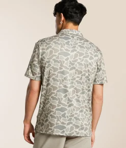 BURLEBO Classic Performance Polo Deer Camo Hot