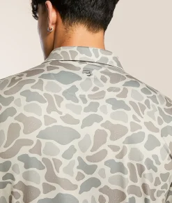 BURLEBO Classic Performance Polo Deer Camo Hot