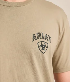Ariat Classic Dust Stamper T-Shirt Winter Twig Hot