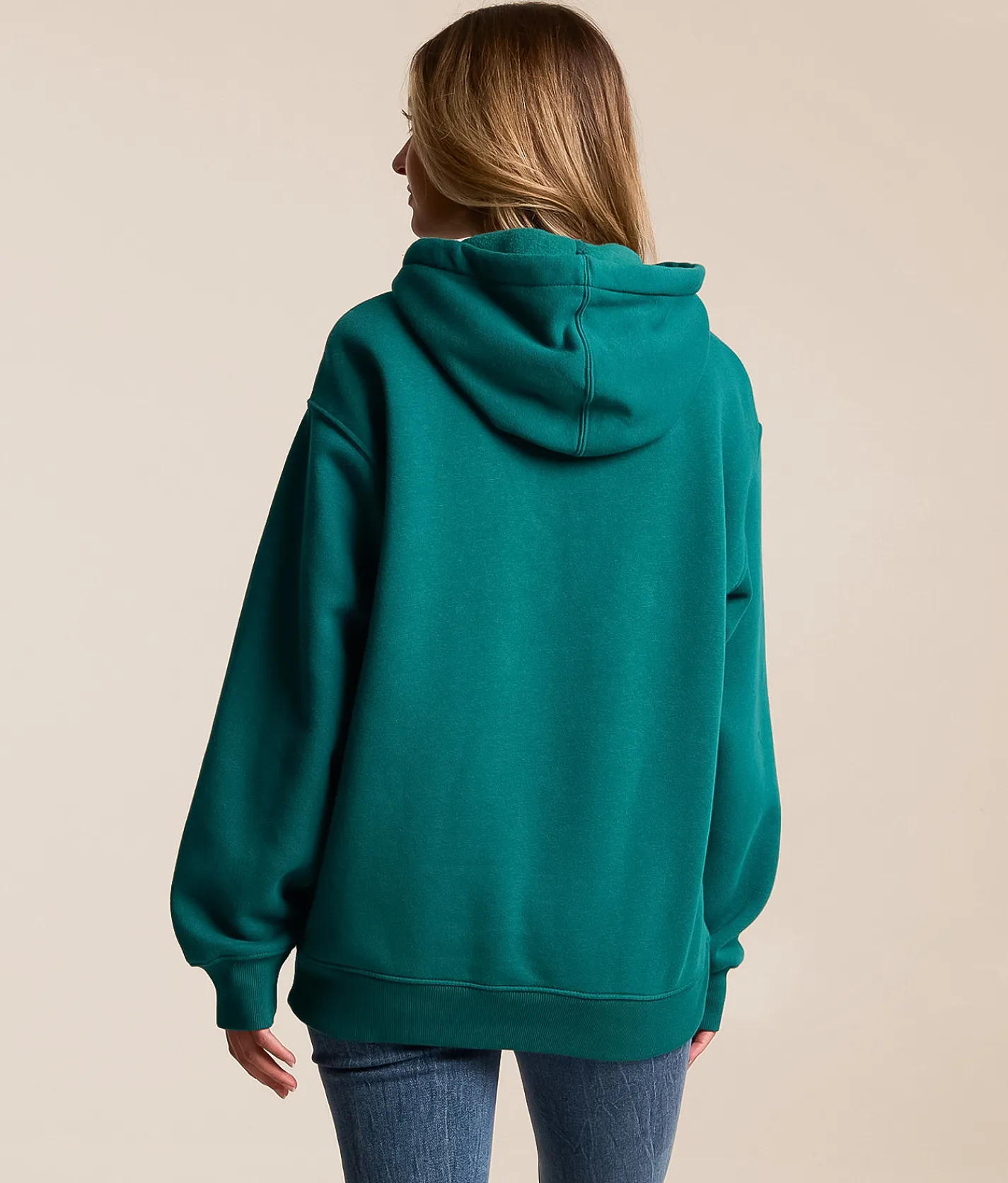 Wrangler® Classic Hooded Sweatshirt Teal Discount