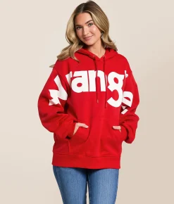 Wrangler® Classic Hooded Sweatshirt Red Online