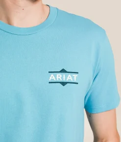Ariat Classic Reticle T-Shirt Reef Waters Best