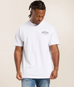 Tops|Graphic T-Shirts | Ariat Classic Tomb Arch T-Shirt White