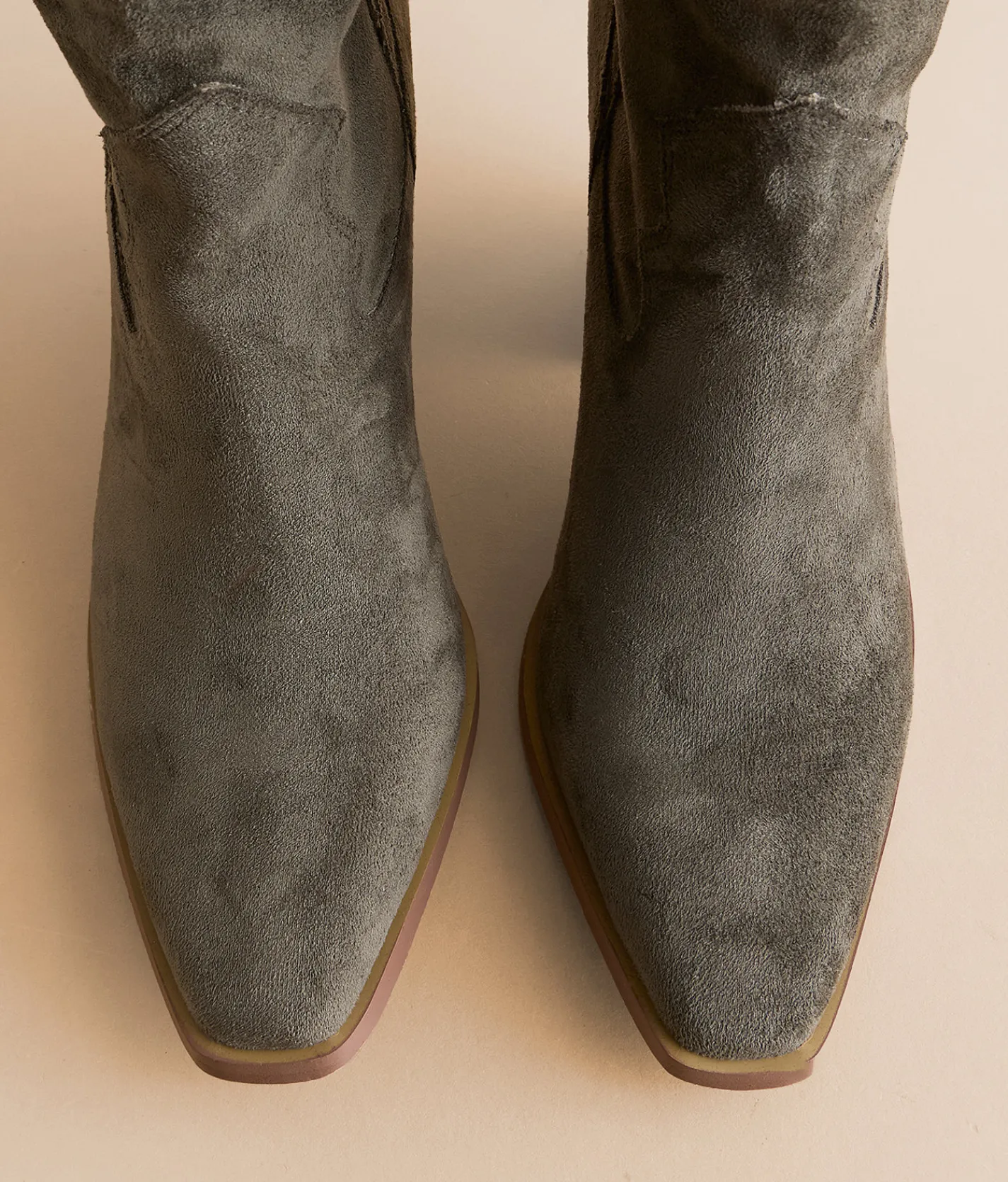 Shoes | Mi.iM Classy Tall Western Boot Olive