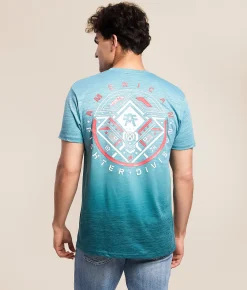 American Fighter Clear View T-Shirt Coastal Shade Colonial Bl Outlet