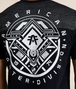 Tops|Graphic T-Shirts | American Fighter Clearview T-Shirt Black Black Mass Tetris