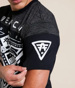 Tops|Graphic T-Shirts | American Fighter Clearview T-Shirt Black Black Mass Tetris
