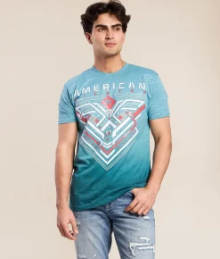 Tops | American Fighter Clear View T-Shirt Coastal Shade Colonial Bl