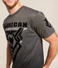Tops|Graphic T-Shirts | American Fighter Clermont T-Shirt Black Oyster Pewter