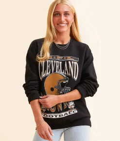 Tops | Junkfood Cleveland Browns Helmet Pullover Black