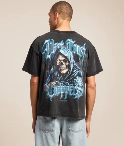 ID Supply Co. Cloaked Boxy T-Shirt Washed Black Best