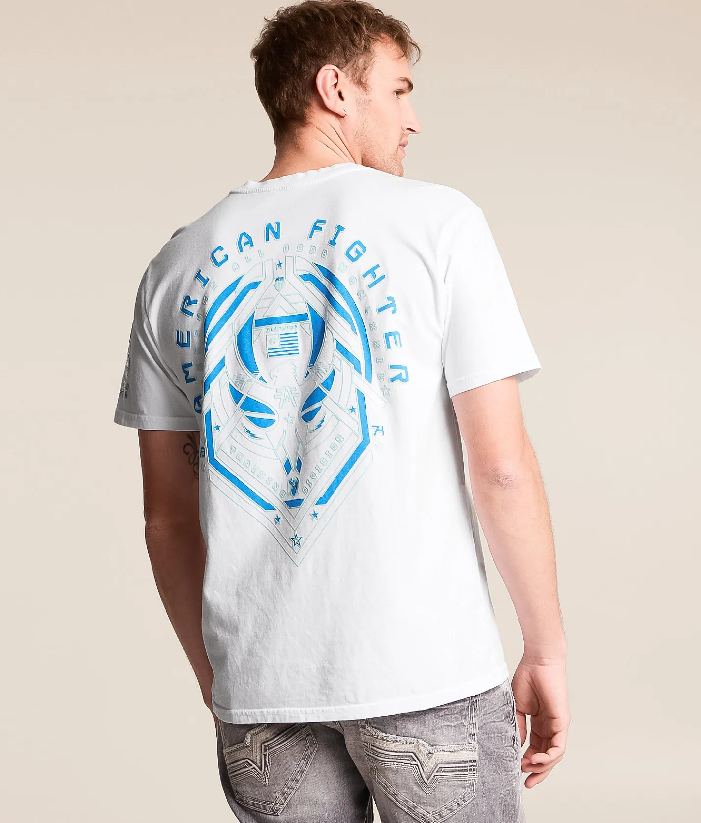 Tops|Graphic T-Shirts | American Fighter Cloverport T-Shirt White