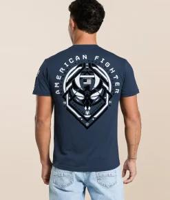 Tops|Graphic T-Shirts | American Fighter Cloverport T-Shirt Sailor Blue