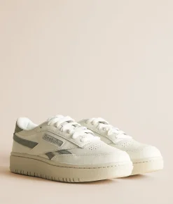 Shoes | Reebok® Club C Double Revenge Leather Sneaker Chalk Green Grey