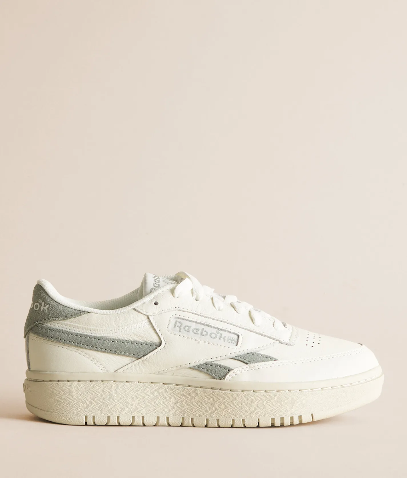 Shoes | Reebok® Club C Double Revenge Leather Sneaker Chalk Green Grey