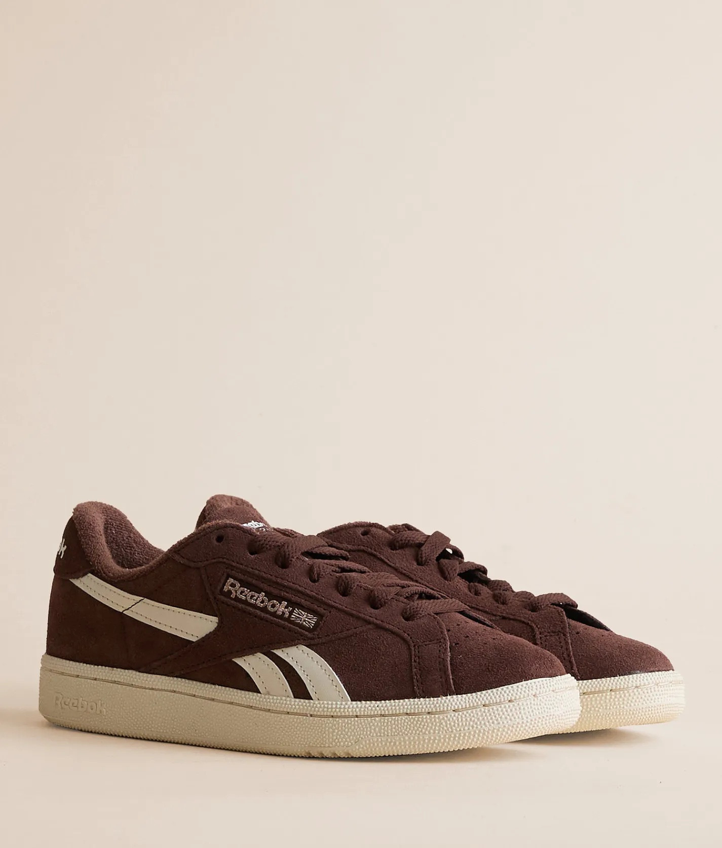 Reebok® Club C Grounds Leather Sneaker Campus Brown Vintage Sale