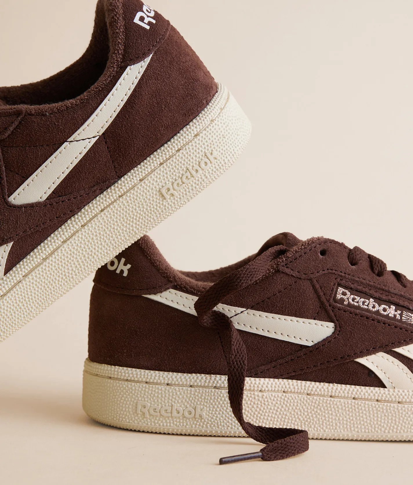 Reebok® Club C Grounds Leather Sneaker Campus Brown Vintage Sale