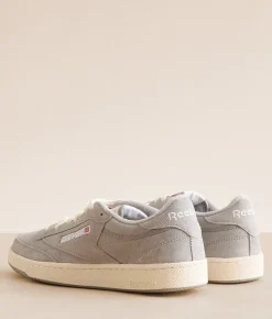 Activewear|Shoes | Reebok® Club C 85 Leather Sneaker Grey 2 Chalk