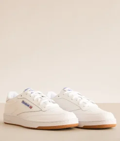 Activewear|Shoes | Reebok® Club C 85 Leather Sneaker White Royal Gum