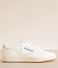 Activewear|Shoes | Reebok® Club C 85 Leather Sneaker White Royal Gum
