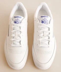 Activewear|Shoes | Reebok® Club C 85 Leather Sneaker White Royal Gum