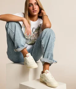 Shoes | Reebok® Club C Revenge Vintage Leather Sneaker Chalk Green White