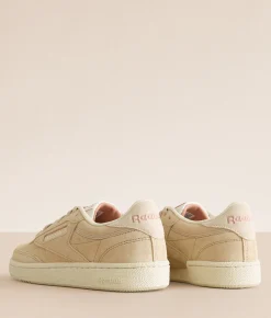 Shoes|Activewear | Reebok® Club C 85 Vintage Leather Sneaker Tan Sand Clay