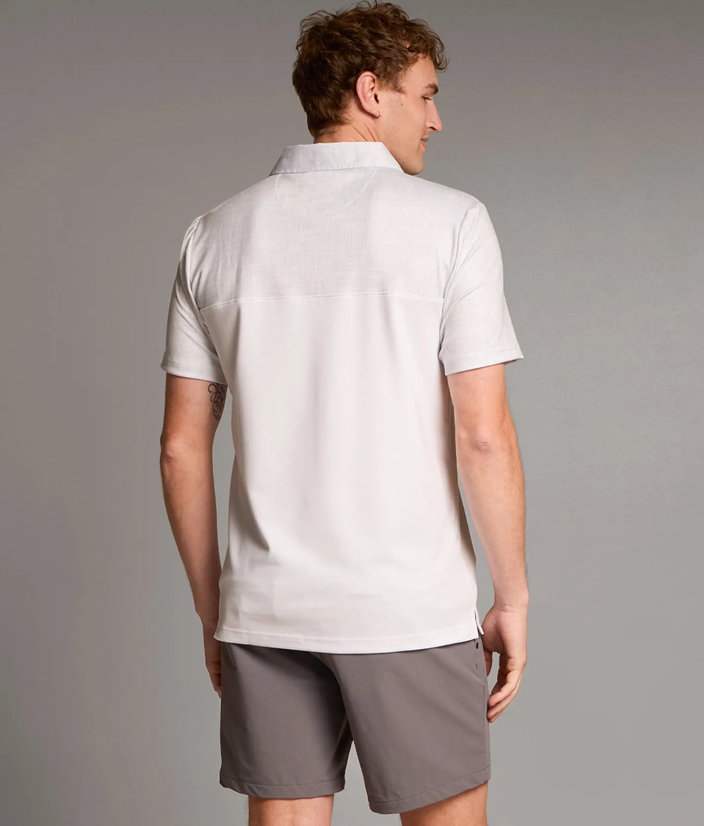 Maven Co-op Club Performance Polo Light Grey Clearance