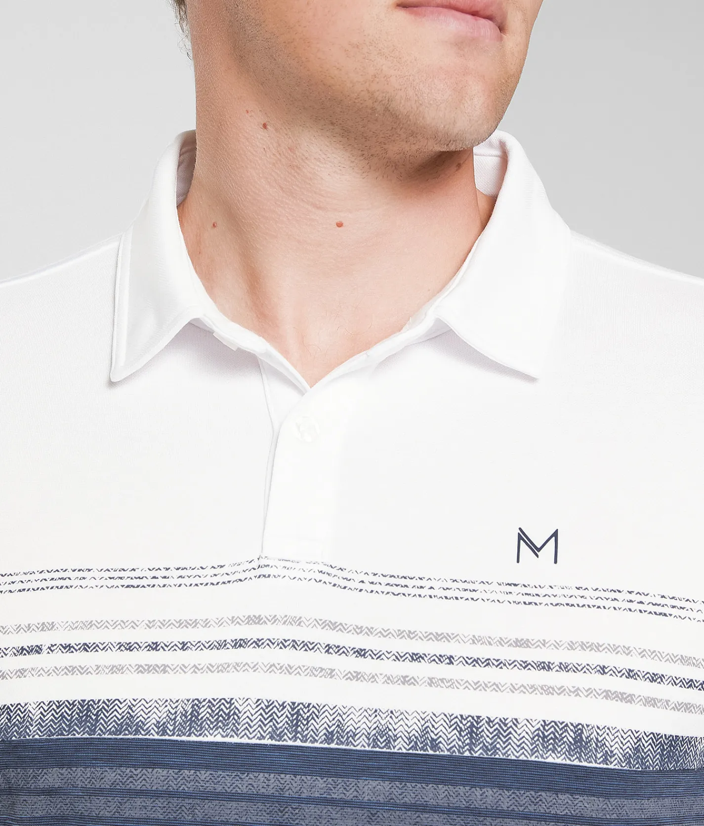Maven Co-op Club Performance Polo White Navy Online