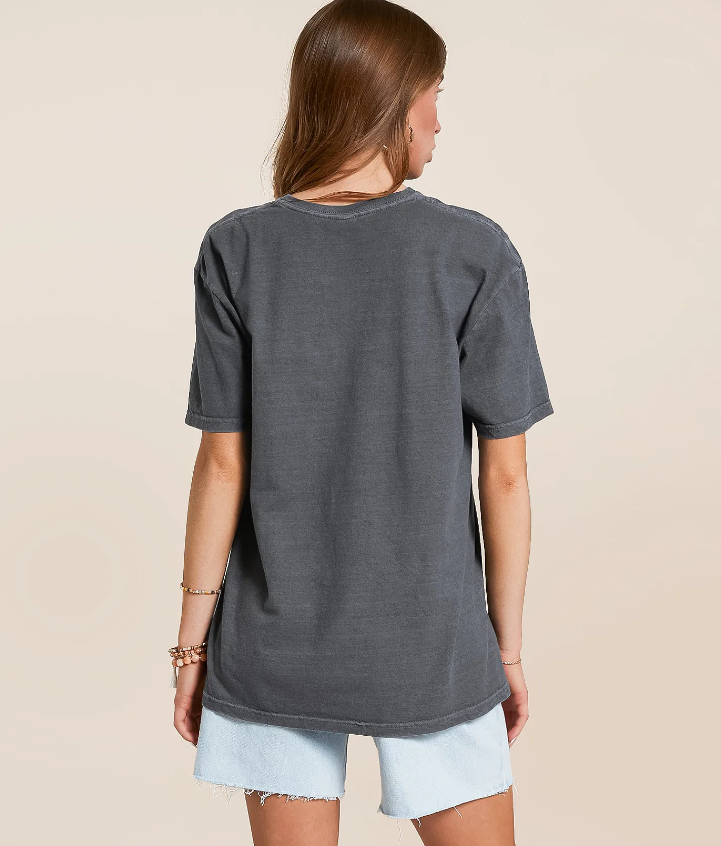 Tops | PHILCOS Coachella Valley Oversized T-Shirt Grey