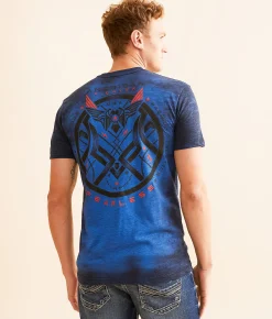 Graphic T-Shirts | American Fighter Coalwood T-Shirt Palace Blue Limoges