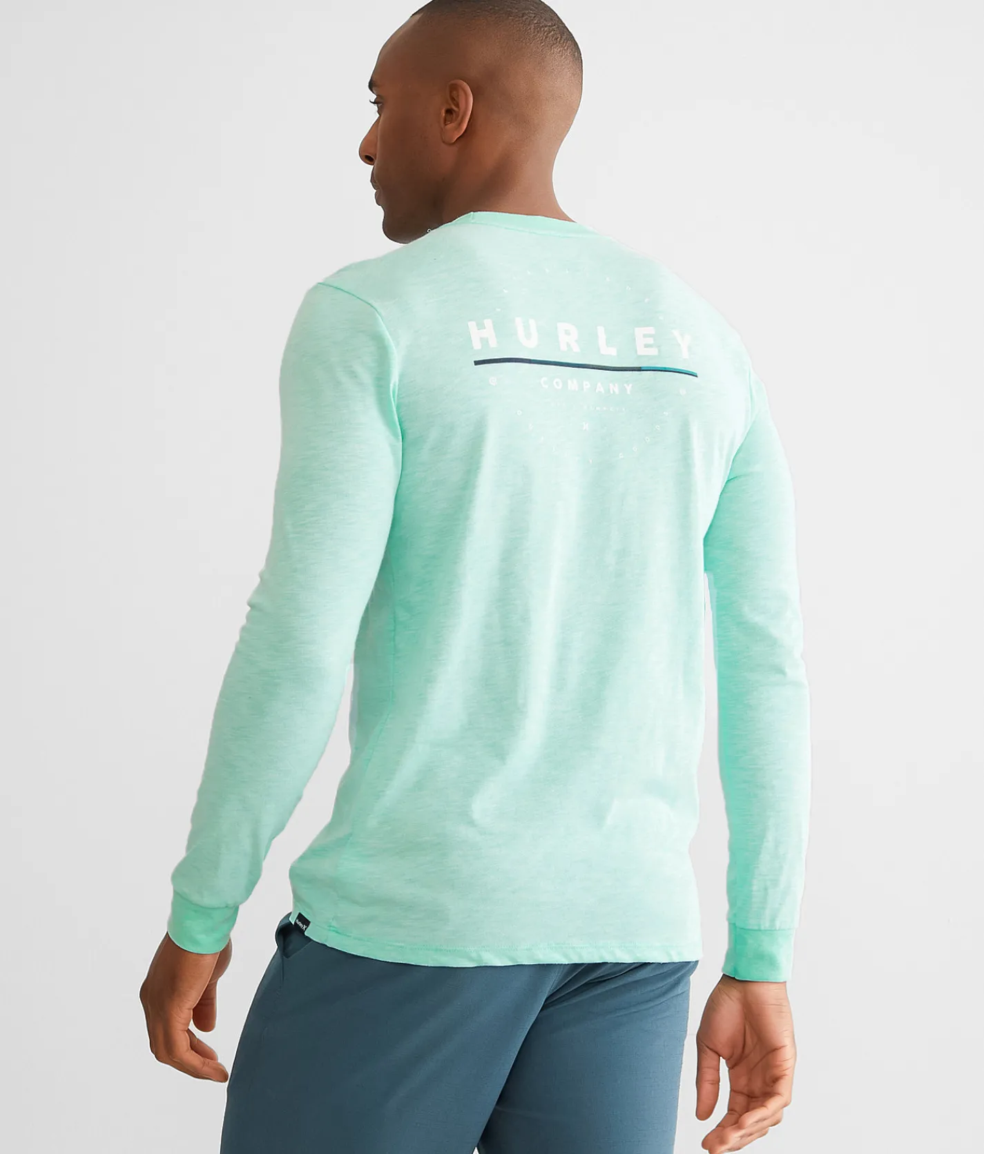 Hurley Coastal T-Shirt Teal Tint Aurora Green Hot