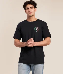 Graphic T-Shirts | Ariat Coat Of Arms Skulls T-Shirt Black