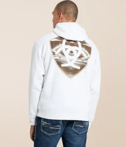 Ariat Cojiba Serape Hooded Sweatshirt White Outlet
