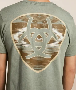 Ariat Cojiba Serape T-Shirt Olive Heather Best
