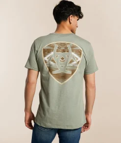 Ariat Cojiba Serape T-Shirt Olive Heather Best