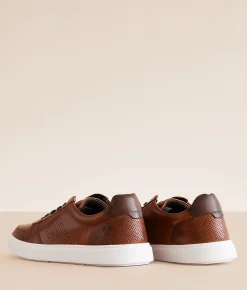 Activewear | Outpost Makers Cole Leather Sneaker Cognac