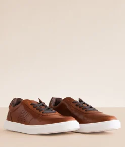 Activewear | Outpost Makers Cole Leather Sneaker Cognac