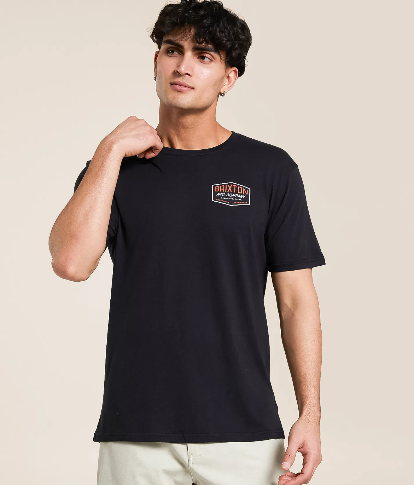 Tops|Graphic T-Shirts | Brixton Coleson T-Shirt Black