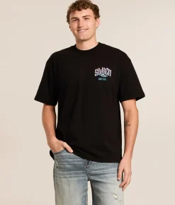 Sullen Collage T-Shirt Jet Black New