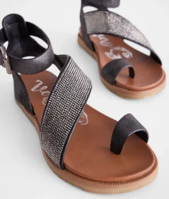Very G Collette Glitz Sandal Black
