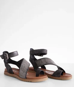 Very G Collette Glitz Sandal Black
