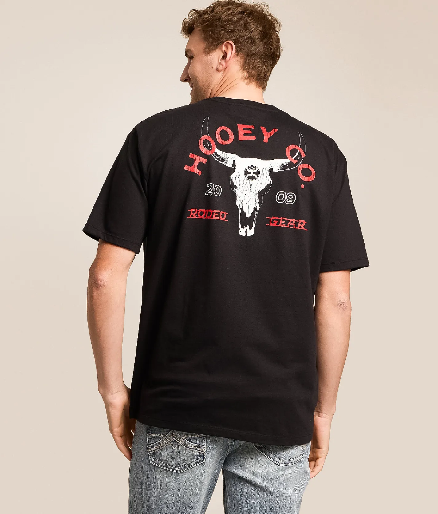 Tops|Graphic T-Shirts | Hooey Co Logo T-Shirt Black