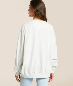 Tops | Gameday SOCIAL® Colorado Buffaloes Oversized Pullover White