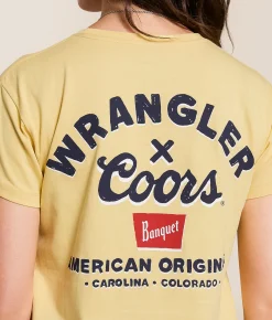 Tops | Wrangler® x Coors® Colorado T-Shirt Buff Yellow