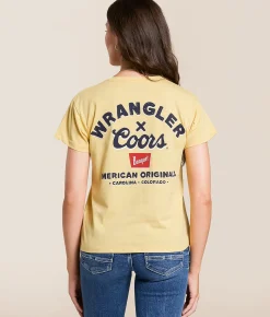 Tops | Wrangler® x Coors® Colorado T-Shirt Buff Yellow