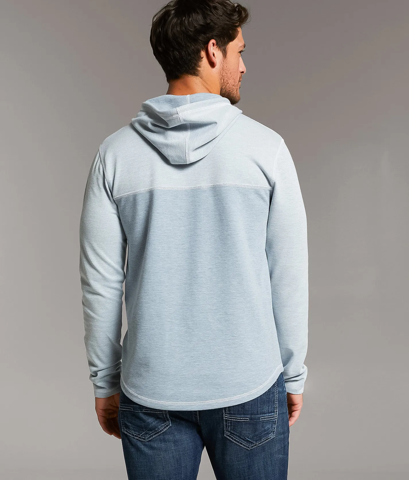 BKE Color Block Hoodie Slate Clearance