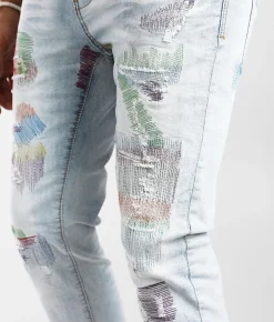 Industrial Indigo Color Pop Skinny Stretch Jean Indigo Hot