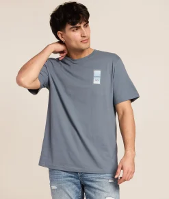 RVCA Color Stack T-Shirt Vintage Navy Online