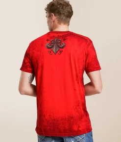 Affliction Colossal Force T-Shirt Bright Red Online